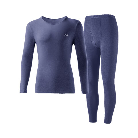 MiiOW Men's Thermal Underwear Set Autumn Winter Antibacterial Warm Base Layer Pants 7A