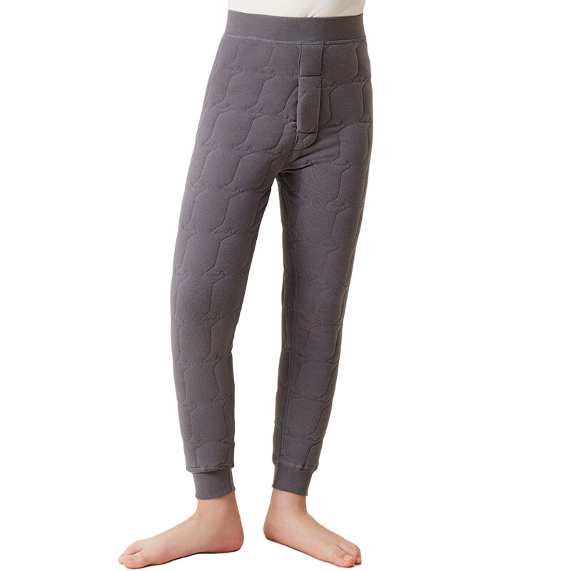 LangSha Children's Thermal Pants, Boys' Autumn And Winter Fleece-Lined Thick Cotton Pants, Girls' School Uniform Essential, Leggings for Older Children, Autumn Pants