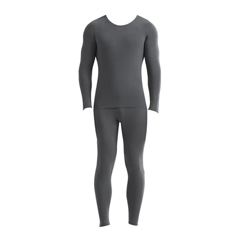 YAYA Goose Down Tencel New Thermal Underwear Set for Men Cashmere and German Velvet Heated Fleece Thickened Autumn Shirt and Pants