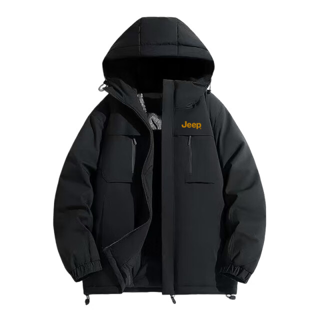 JEEP Men's Casual Thickened Warm Cotton Padded Jacket Winter 2025 New Graphene Windproof Cotton Coat