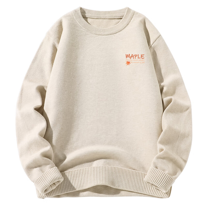 Baleno Unisex Heavyweight Autumn Winter Knitted Casual Base Layer Youth Trendy Warm Crew Neck Couple Sweater
