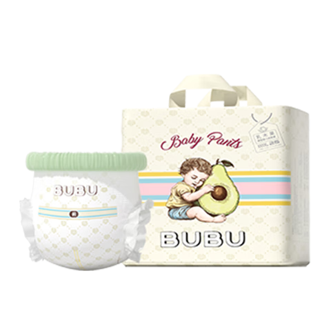 BUBU Shea Butter Pull-Up Pants Travel Pack XL4 Pieces (11.5-14KG) Breathable Toddler Training Pants Baby Diaper