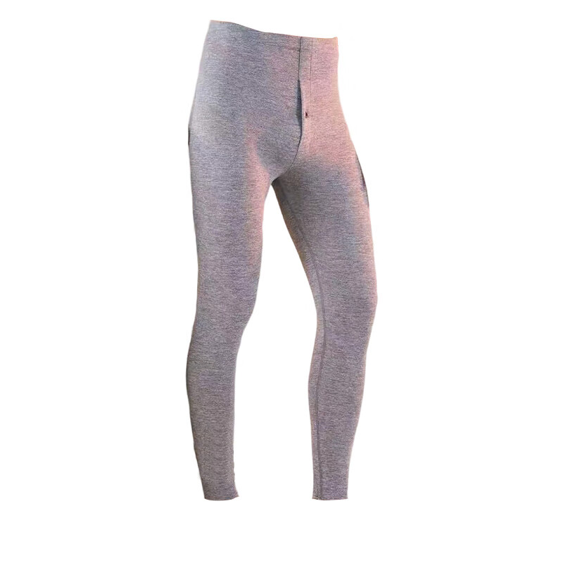 Paul Frank Men's Cashmere Silk Seamless Thermal Pants Autumn Winter Comfortable Fleece-Lined Warm Cashmere Base Layer Pants