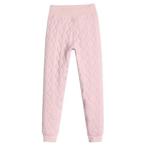 LangSha Autumn/Winter 2026 New Women's High-Waist Wool Thermal Pants with Fleece Lining, Thick Base Layer Trousers, Extra-Thick Lambswool Cotton Pants for Northeast China