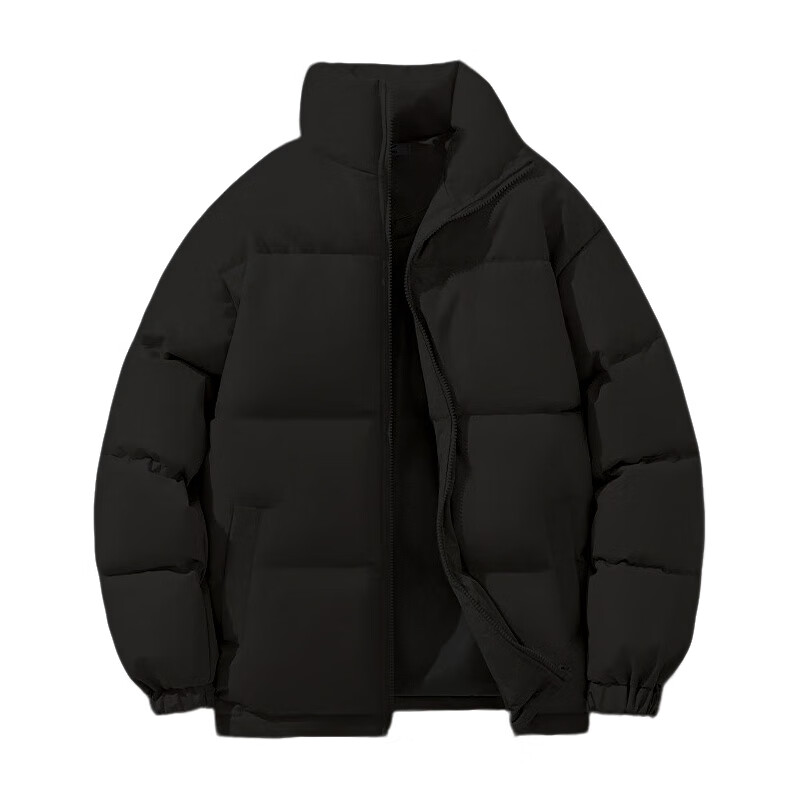 Baleno Men's Autumn Winter Stand Collar Cotton Padded Jacket Loose Warm Casual Bread Jacket Cold-Resistant Coat