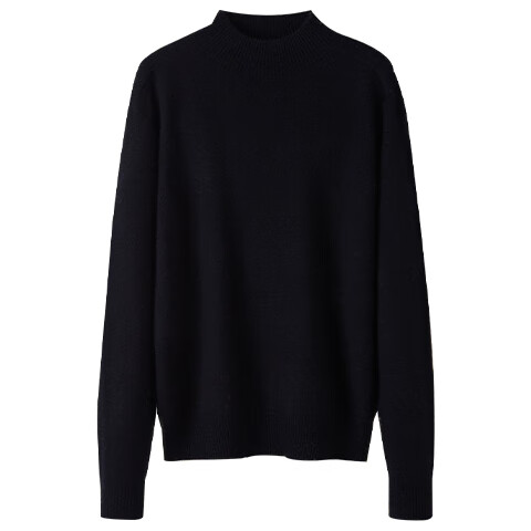 MiiOW Women's Knitted Long Sleeve Semi-Turtleneck Base Layer Sweater Autumn Winter 2025 New High-End Mid-Neck Top