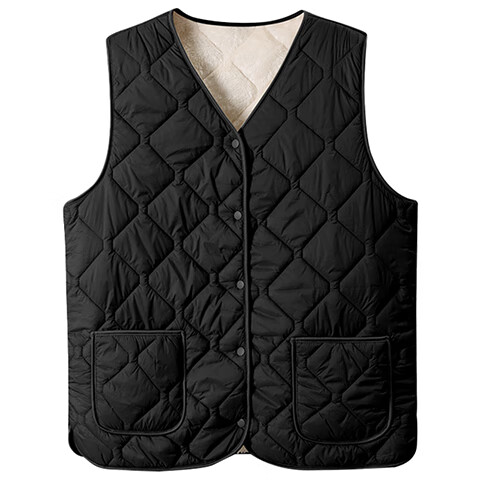 MiiOW [10A Antibacterial] Women's Wool Vest 2025 Autumn Winter Solid Color Sleeveless Warm Outerwear