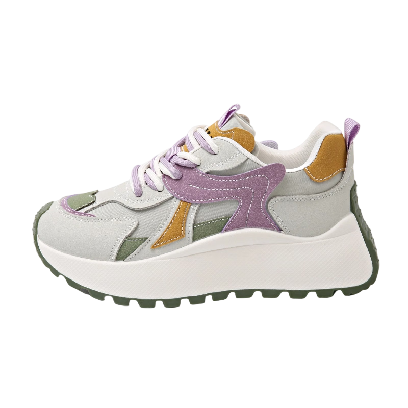TonLion Women's Dad Sneakers 2026 Summer Height Increasing Thick Sole Casual Sports Shoes Pink Size 38