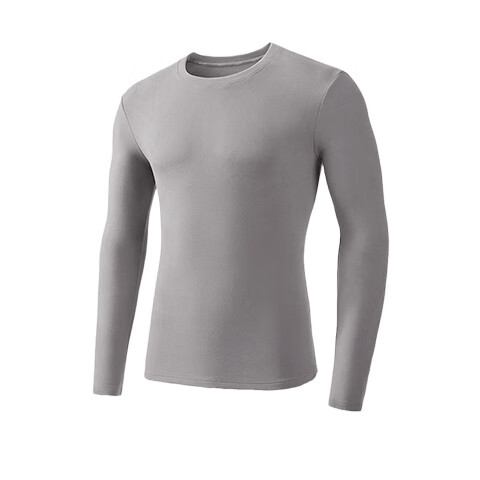 BOPRUIEY Men's Thermal Underwear 10A Antibacterial Breathable Single Top Goose Down Camellia Oil Moisturizing Warm Heating Men's Base Shirt