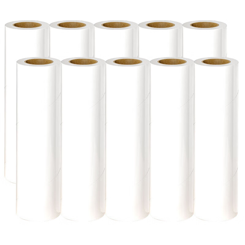 CHUSHE Lint Roller Refill Paper, 10cm, 10 Rolls, 600 Sheets Total, Pet Cat Dog Carpet Lint Removal Refill Core