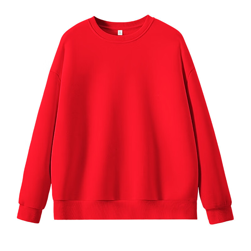 Baleno Red Fleece-Lined Warm Plus Size Long Sleeve Women's Sweatshirt 2026 Year of the Horse New Year Inner Wear Top for Women