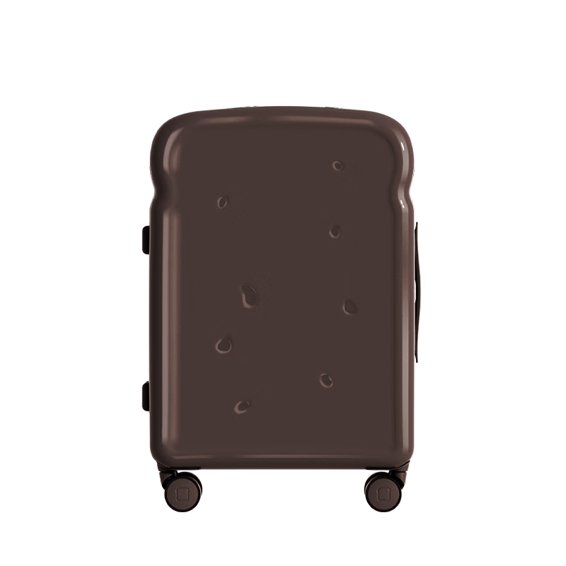 HLA Stylish Large Capacity Suitcase Trolley Case with Password Lock for Women's Travel, Toast Chocolate Color, 26 Inches
