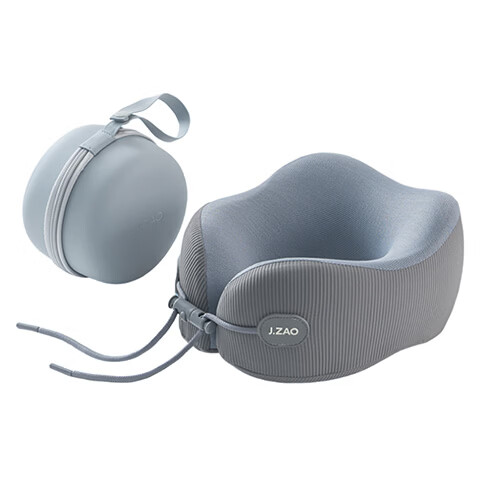 JD Jingzao Small Snail Travel Pillow Aerospace Memory Foam U-Shaped Neck Pillow Portable Storage Design