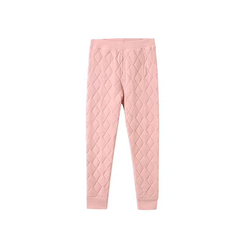 XUEXIMAN Kids Thermal Underwear Autumn Winter Thickened 100% Wool Lined Warm Pants Girls School Uniform Essential