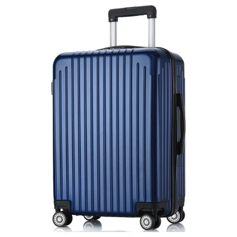 Vantiiear Large Capacity 26-Inch Suitcase for Men And Women, Student Travel Luggage with Wheels And Combination Lock, Blue Color