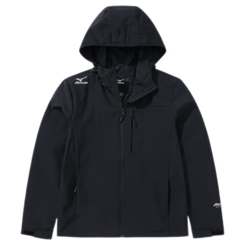MIZUNO Outdoor Jacket Unisex Hiking Windproof Fleece Lined Coat