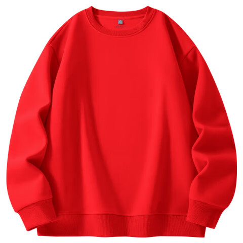 Baleno New Year Red Sweatshirt Unisex 2026 Year of the Horse Solid Color Long Sleeve Couple Top