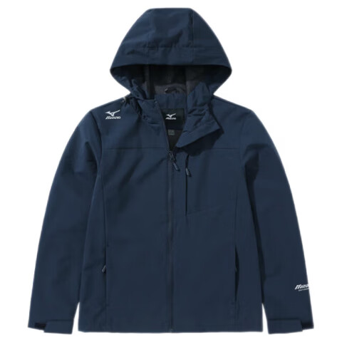 MIZUNO Outdoor Jacket Unisex Hiking Windproof Fleece Lined Coat