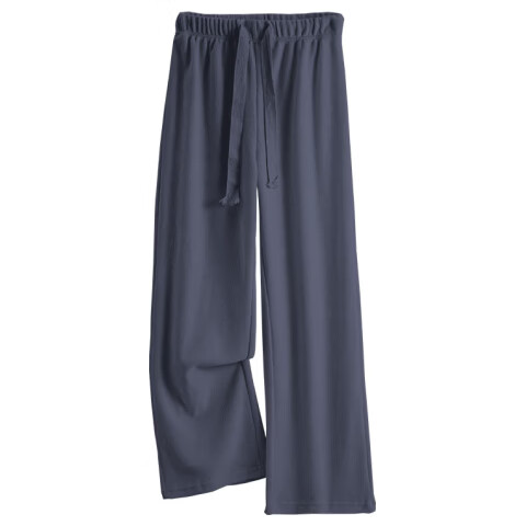 Baleno Women's Autumn Winter Fleece-Lined Banana Pants 2025 New Slim Casual Straight Thickened Warm Wide-Leg Trousers