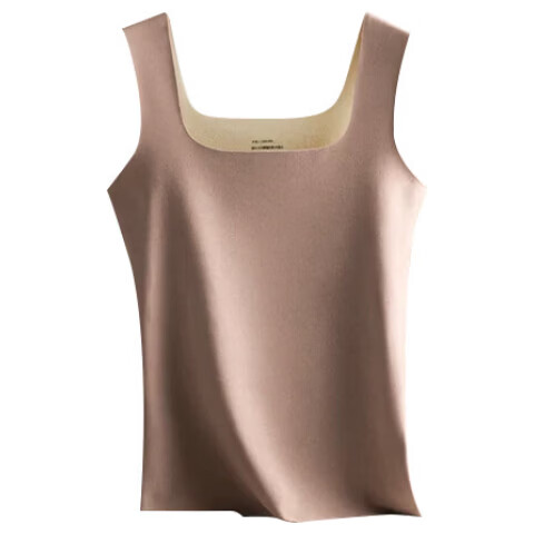 MiiOW 2-Piece Women's Thermal Vest with Goose Down and Tencel, Seamless Thickened Base Layer Top