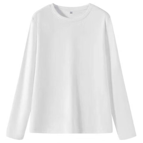 MJ STYLE Fleece Lined Base Layer Top for Women 2026 Autumn Winter New Thickened Warm Antibacterial Loose Long Sleeve T-Shirt