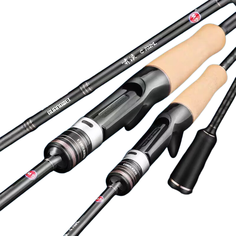 GW Xiaolang Lure Rod with Pistol Grip, 2.34 Meters, M Action, Fishing Rod for Mandarin Fish And Bass, Lure Rod, Bare Rod