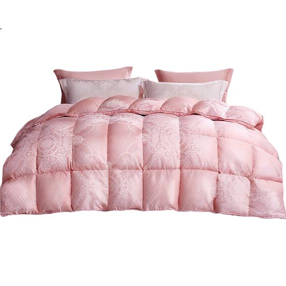 FUANNA down Comforter, 95% White Goose Down, Double Size Winter Quilt, 1000g Filling, 203*229cm