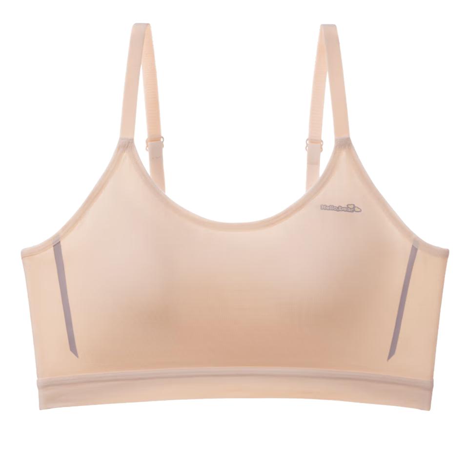 Meishianxuan High School Student Girls' Sports Anti-Shock Vest Underwear for Ages 12-18 Self-Operated