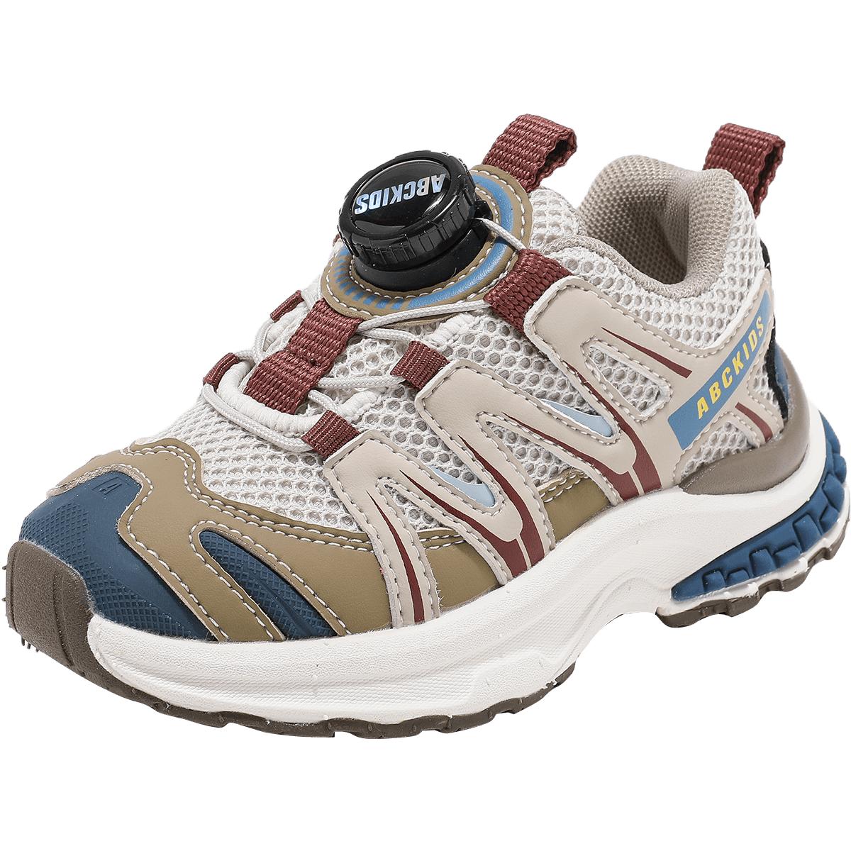 ABC KIDS Children's Sports Shoes Autumn Kids Casual Boys Girls Outdoor Running Shoes 3534 Beige/Blue Green Size 33