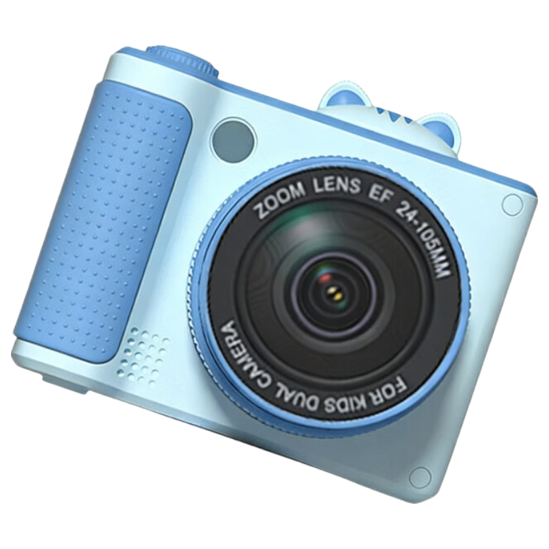 KGPG Children's Camera for Children's Day, Student Mini Camera for Photography and Travel, Mobile Phone Compatible, Blue, Birthday Gift for Boys and Girls