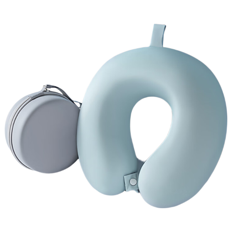 40,000 Kilometers Travel Portable U-Shaped Neck Pillow for Airplane and High-Speed Train, Foldable Neck Support Cushion, Cervical Pillow for Sleeping