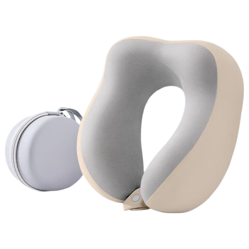 40,000 Kilometers Memory Foam U-Shaped Travel Neck Pillow Portable U-Shape Cervical Support Pillow for Airplane Sleeping