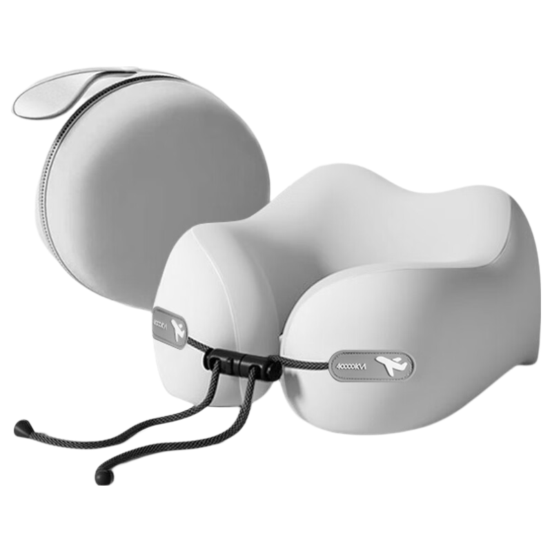 40,000 KM Memory Foam U-Shaped Neck Pillow Portable Foldable Travel Neck Pillow for High-Speed Rail, Airplane, Office, and Nap