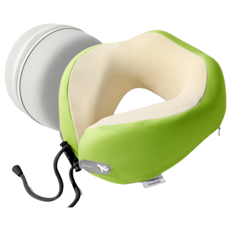 40,000 KM Memory Foam U-Shaped Neck Pillow Portable Foldable Travel Neck Pillow for High-Speed Rail, Airplane, Office, and Nap