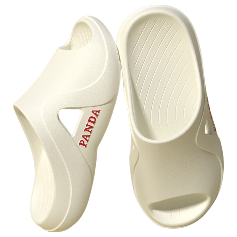 HIPANDA Men's Sports Slippers EVA Wear-Resistant Shock-Absorbing Outdoor Beach Lightweight Non-Slip Sandals