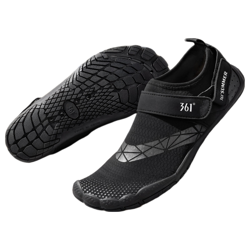 361° Unisex Beach Shoes Sandproof Quick-Dry Water Shoes Anti-Slip Fishing Shoes for Seaside and Rocky Terrain