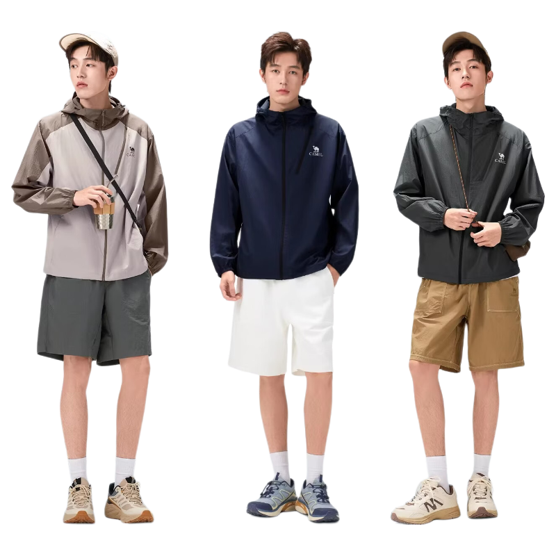 CAMEL Outdoor Sun Protection Jacket 2026 Spring Summer New Unisex Ice Cooling Breathable Durable Sunproof Sports Coat 5134