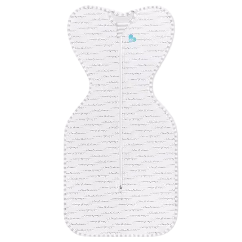 LOVE TO Dream Newborn Baby Anti-Startle Sleep Sack Four-Season Swaddle Sleep Bag Children's Surrender Style Kick-Proof Blanket White Size M