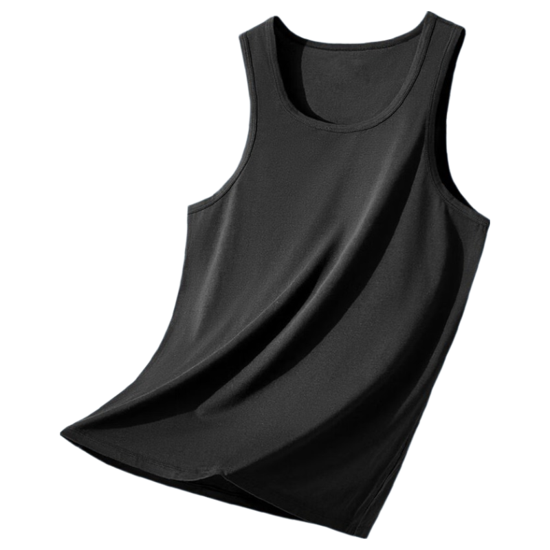 Miiow Men's Cotton Modal Vest Sleeveless Sweat-Absorbing Undershirt Outerwear Father's Day Gift