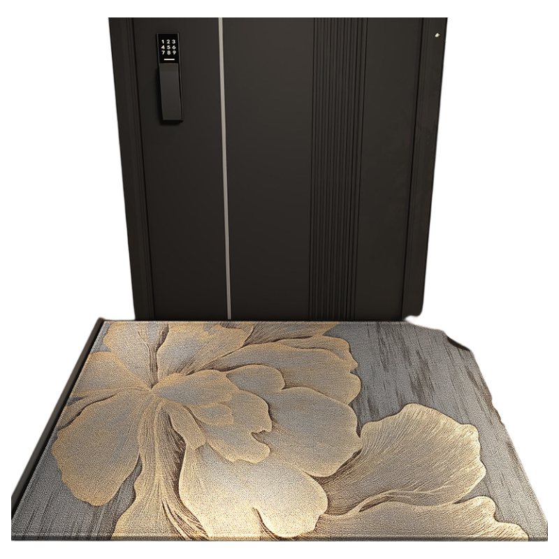 Chuangmaishi Entrance Door Mat Non-Slip Floor Mat for Entryway Bathroom Kitchen Carpet Dirt-Resistant Water-Absorbent Mat 80*120cm