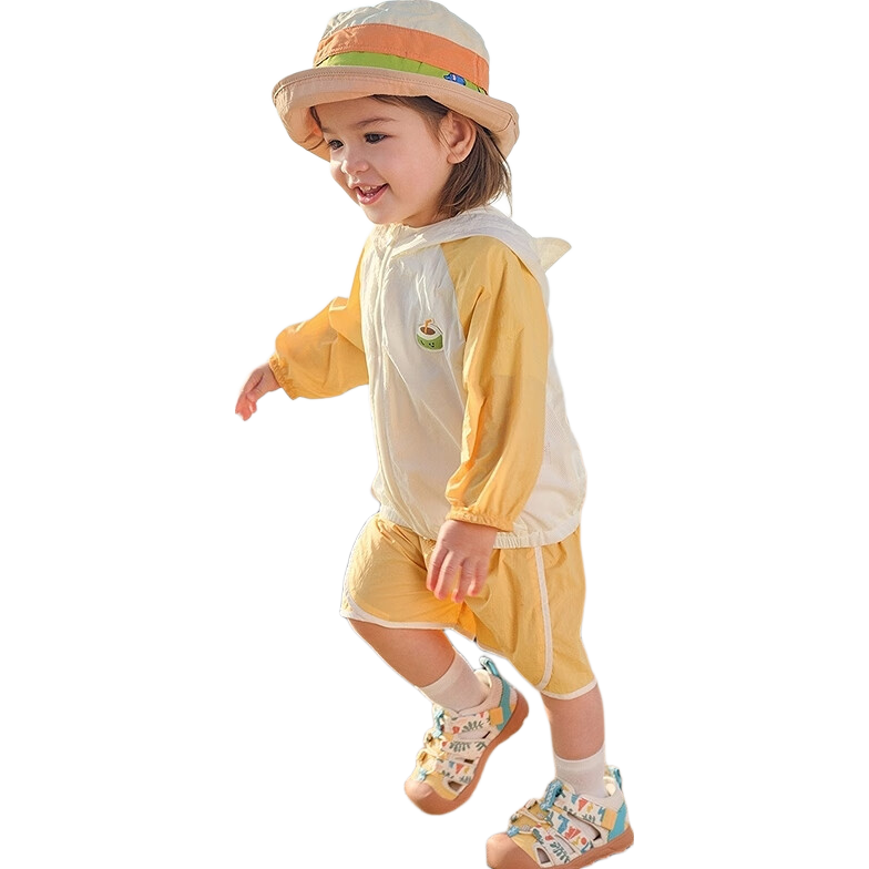 Balabala Baby Short Sleeve Set Boys and Girls Summer Fashionable Sun Protection Outfit 2025 Trendy Style 208225104201