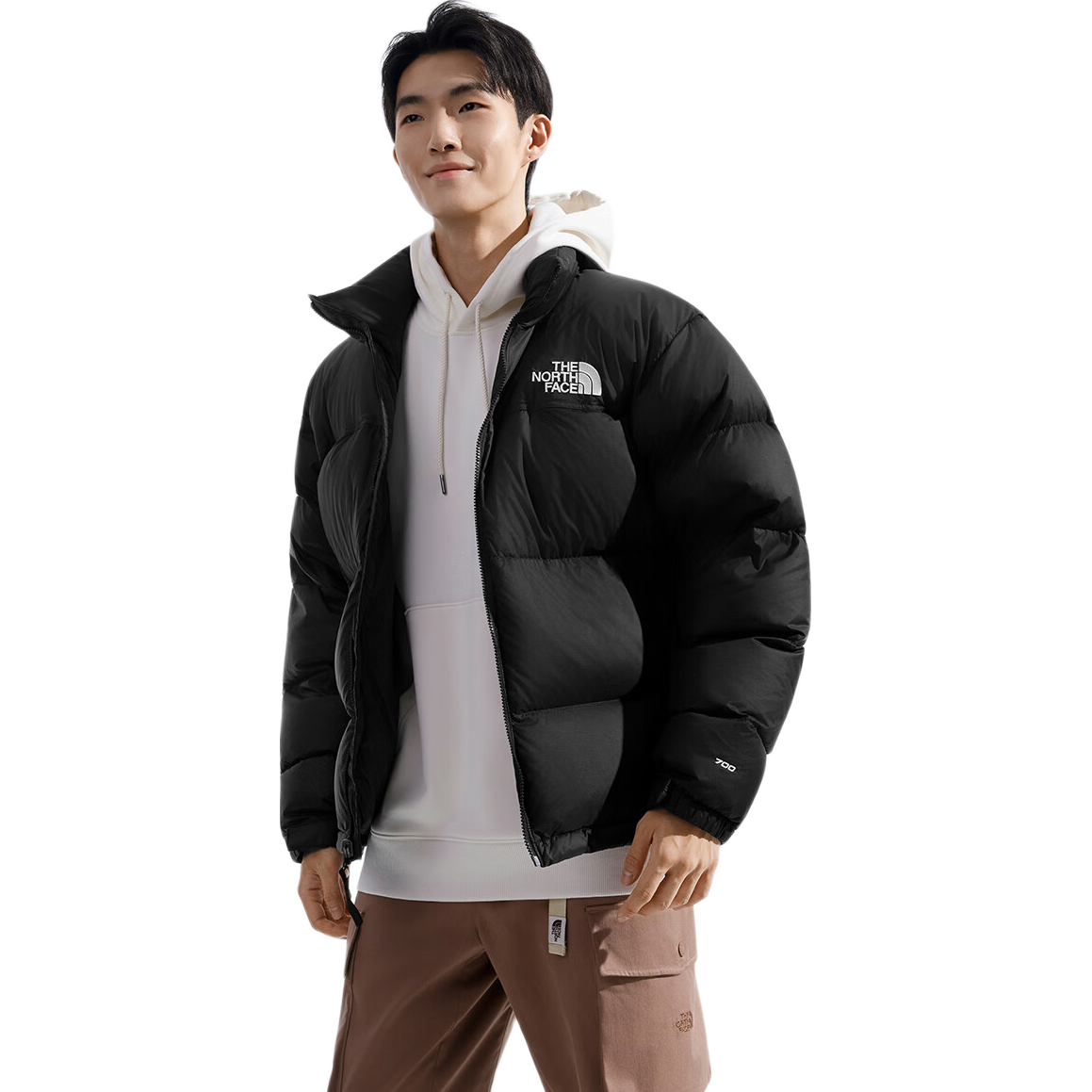 The North Face ICON 1996 NUPTSE Goose Down Jacket US Version Autumn Winter New 3C8D GOE Black L