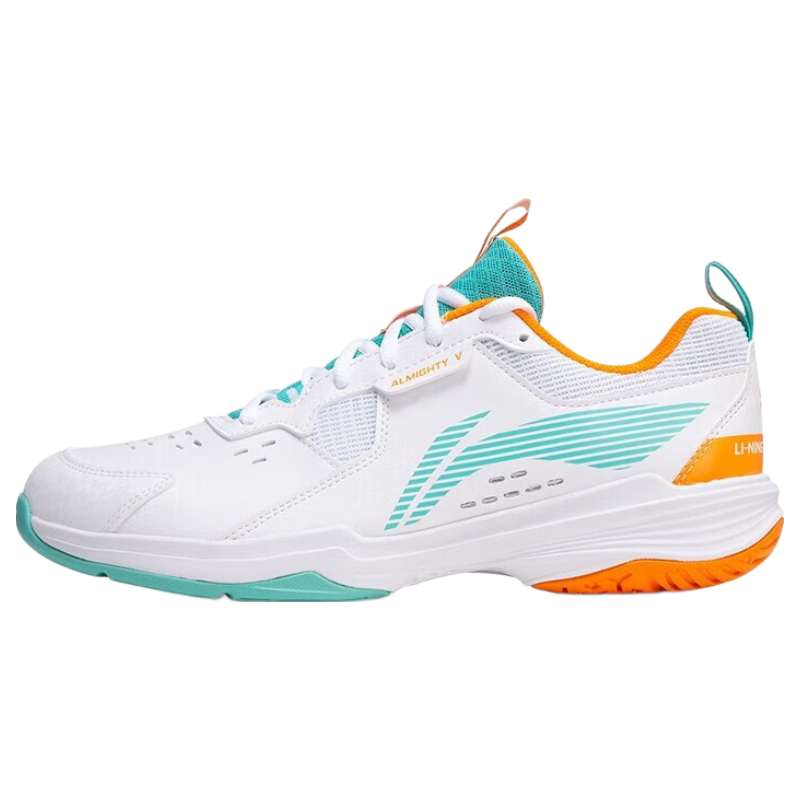 LI-NING Badminton Shoes All-Rounder V Shock Absorption Non-Marking Wear-Resistant Anti-Twist Non-Slip Professional Training Sports Shoes for Men