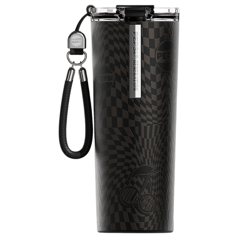 Pepsi Insulated Tumbler 316L Stainless Steel Coffee Cup Portable Car Cooler Sports Travel Mug 650ml Ink Brown