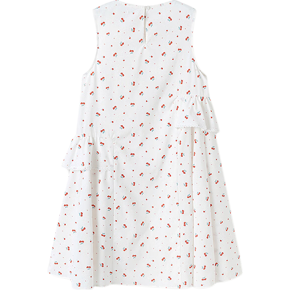 BALABALA Girls' Dress, Children's One-Piece Dress, 2025 Summer Style, for Young And Middle-Aged Children, Plaid Sleeveless Princess Dress, 208225111016