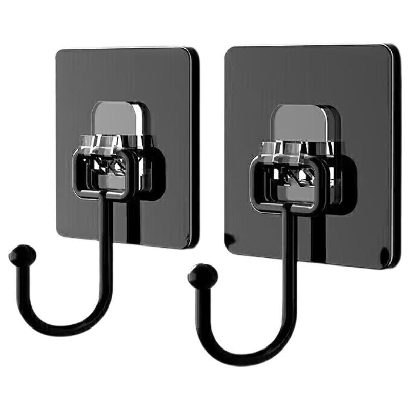 Bahainiao Adhesive Hooks, No Drilling Required, Wall-Mounted, Traceless, Dormitory Wall Stickers, Strong Load-Bearing Adhesive Hooks