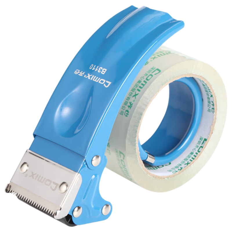 COMIX B3101 Small Tape Dispenser/tape Cutter, Width ≤18mm, Random Color