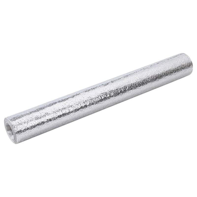 FOOJO Kitchen Sticker Oil-Proof, Drawer Liner Cabinet Sticker, 0.61*5 Meter Stove Sticker Aluminum Foil Paper