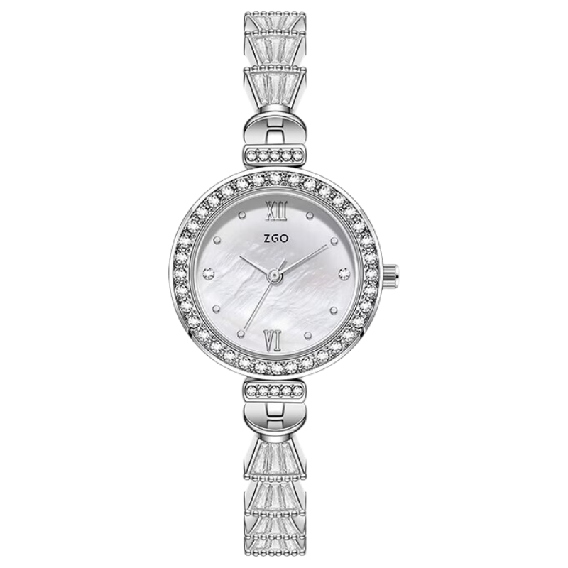 ZGO Mermaid Bracelet Women's Watch Luxury Niche Waterproof Ladies Watch New Year Valentine's Gift for Girlfriend