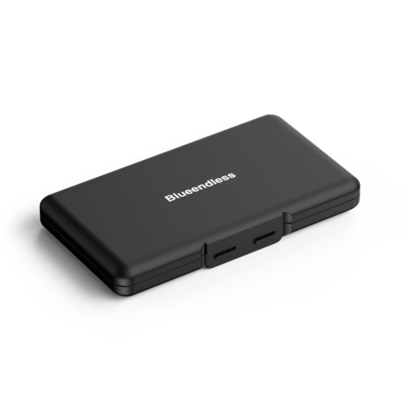 BLUEENDLESS Lanshuo SSD Solid State Drive Storage Case, Holds Four Drives, Waterproof and Dustproof, Cushion Storage for 2230/2242/2260/2280 Sizes